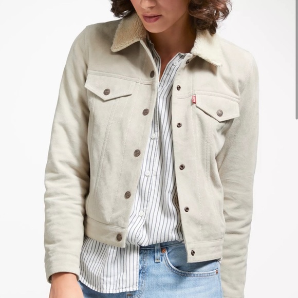 Like new Levi Strauss goat suede trucker jacket - Picture 3 of 8